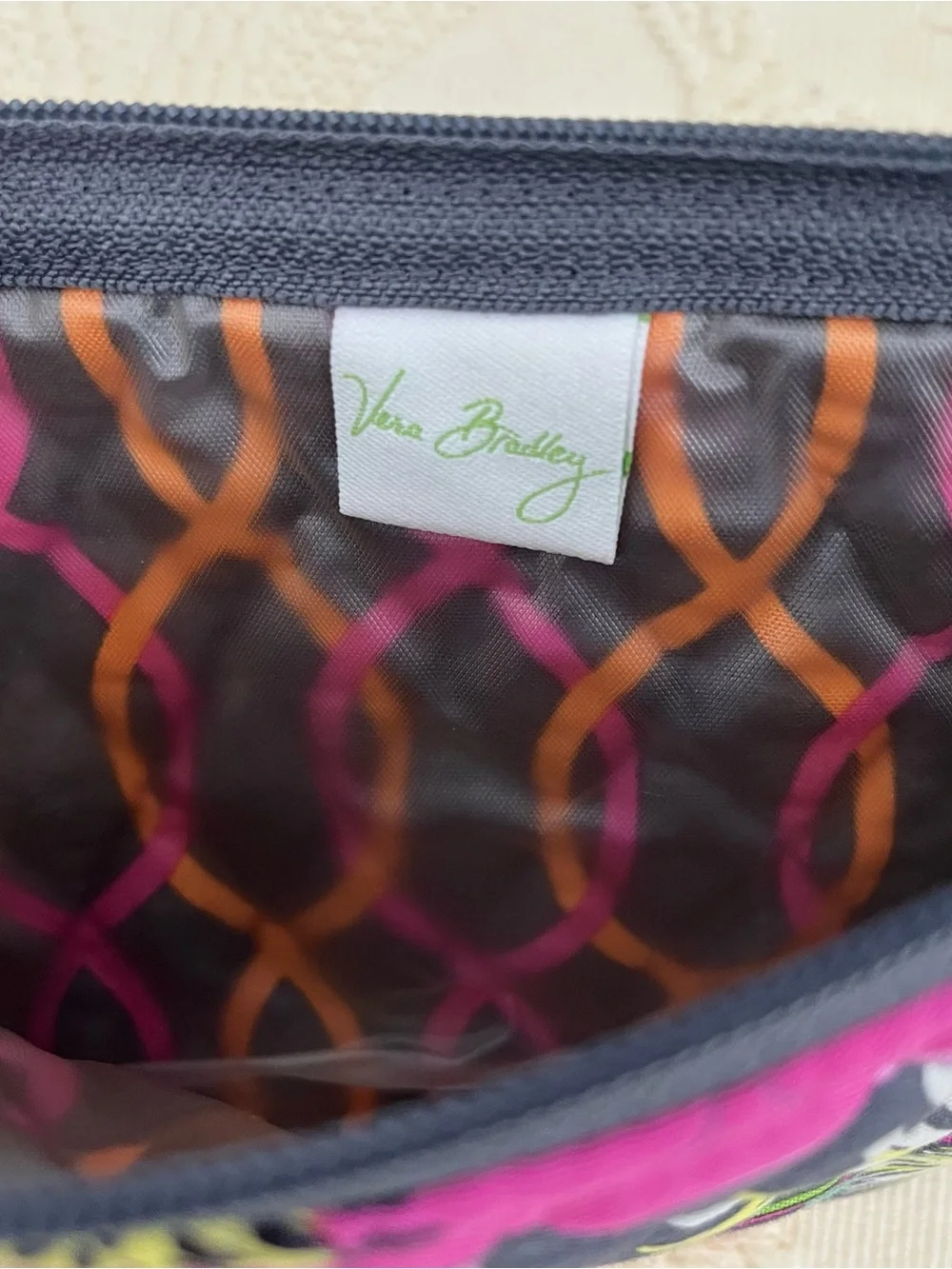 Vera Bradley Jazzy Blooms Mini Cosmetic Bag